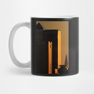 Skyscrapers sunset Mug